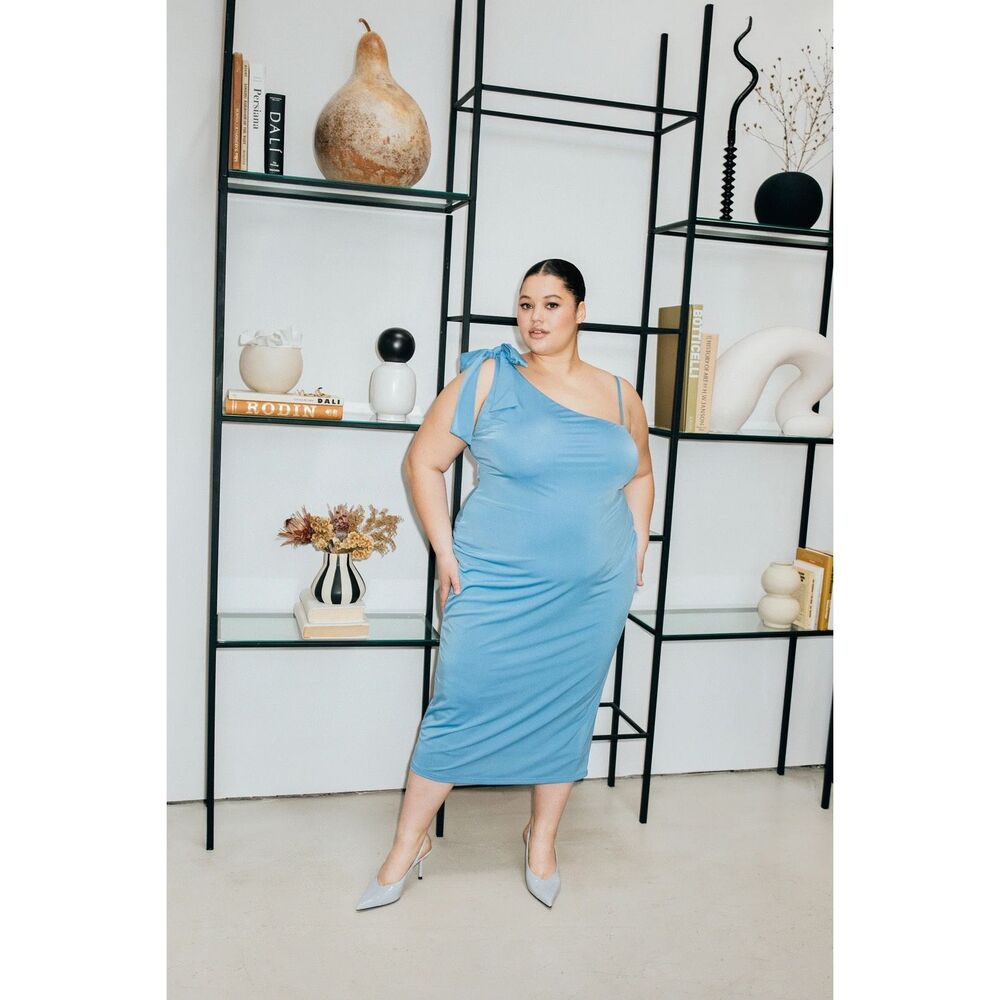 NWT Hilary Macmillan One Shoulder Bodycon SS25